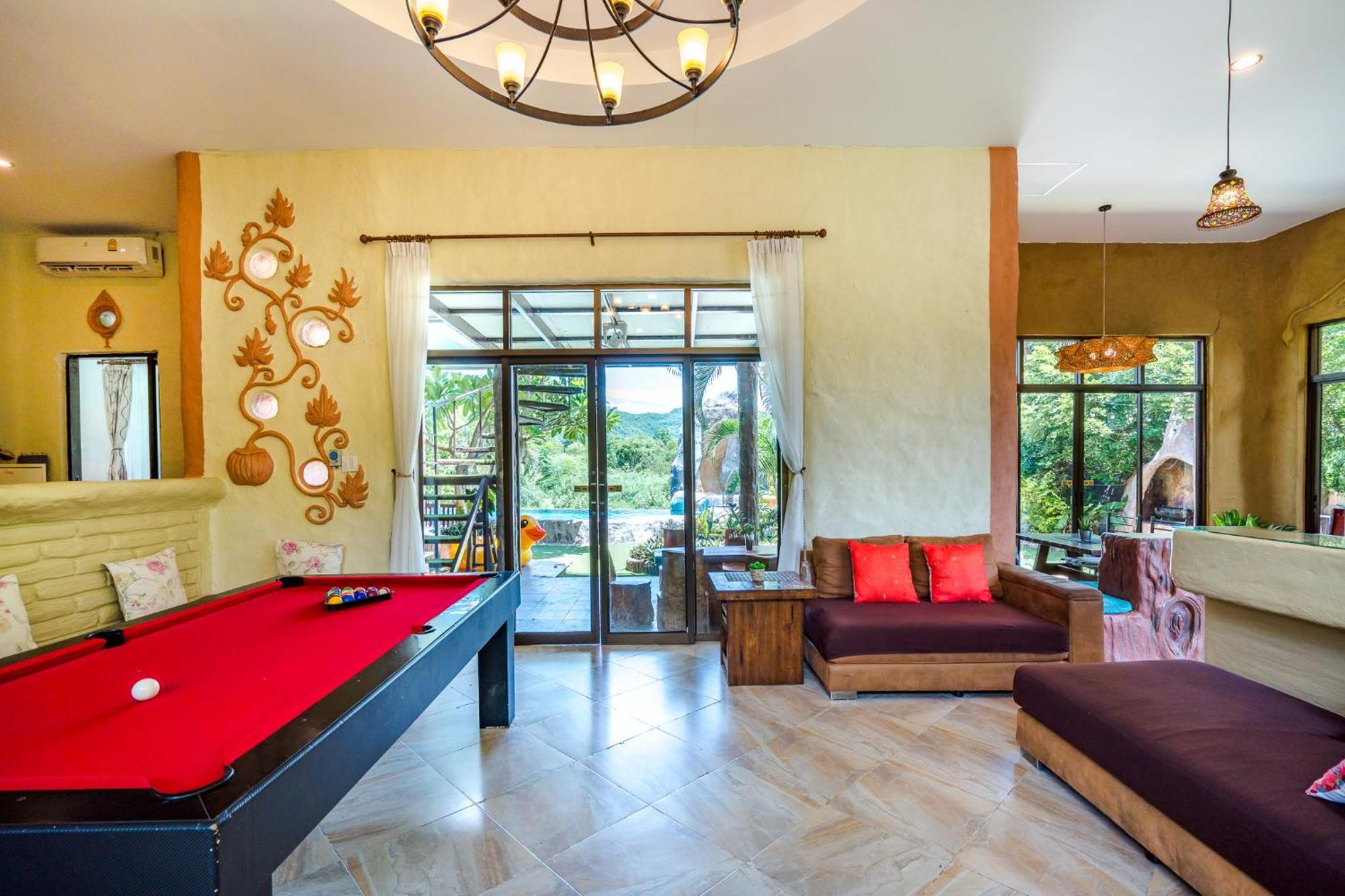 Huahin I-Din Poolvilla วิลล่ากลางธรรมชาติ วิวภูเขา เป็นส่วนตัว Bagian luar foto