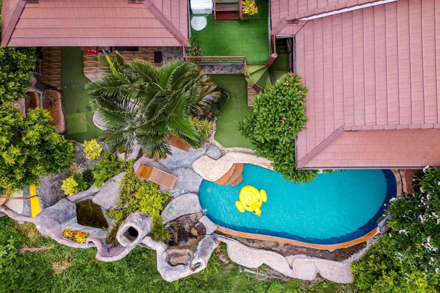 Huahin I-Din Poolvilla วิลล่ากลางธรรมชาติ วิวภูเขา เป็นส่วนตัว Bagian luar foto